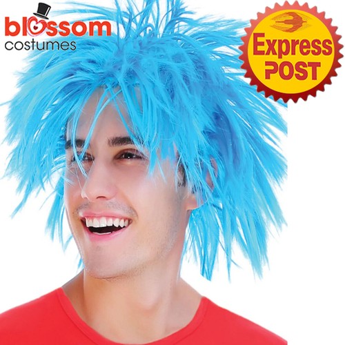 Jdp132 mens blue spiky costume - spiky,