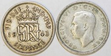 1937 to 1946 George VI Silver