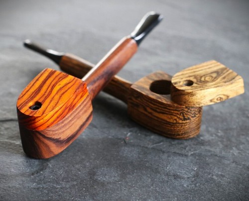 Exotic wood pipe with swivel - pipe,