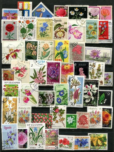 Flowers stamps packet of - flowers,