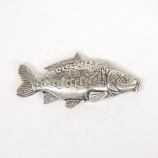 Mirror Carp Carp Pin Brooch Fish Lapel Pin Angler Fisher Hat Pin