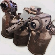 Vintage Brass Blow Lamps /