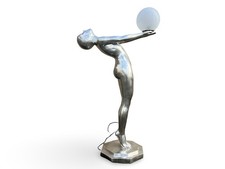 Art Deco Bronze Huge Lady