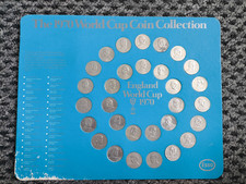 Full Set Esso 1970 World Cup England Football Team Coin Collection Complete