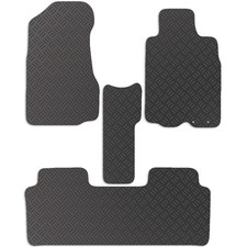 For Honda CRV Automatic 2001 - 2006 Black Floor Tailored Rubber Car Mats