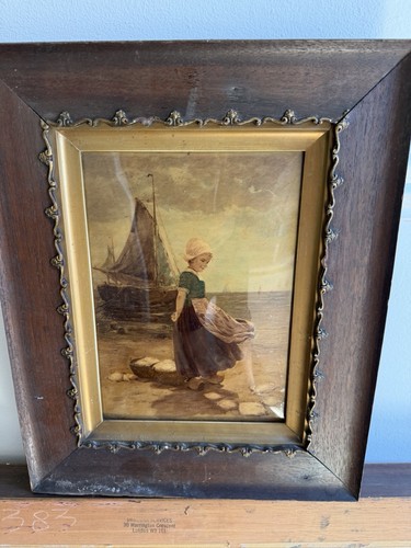 Antique victorian crystoleum - antique,