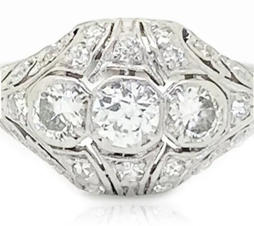 Art deco 1920s platinum - 1920s,