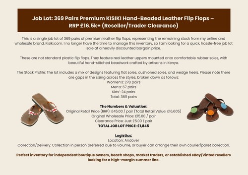 Job lot 369 - pairs, kisiki