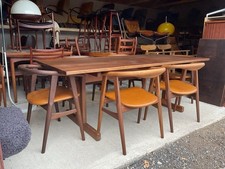 Danish Shaker Dining Table And GE-525 Dining Chairs by Hans J. Wegner for Getama