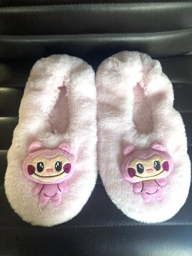 Pink character slippers - pink,