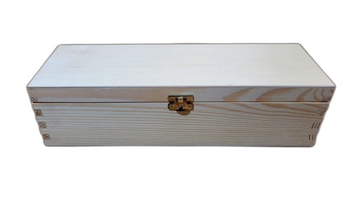 Wooden long wine box - box, case