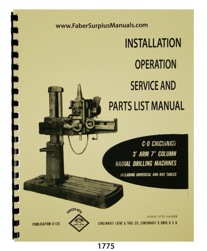 Cincinnati arm column - arm,