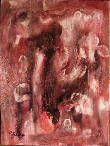 Modernist abstract painting - modernist,