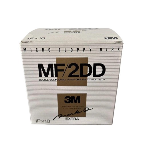 2dd micro floppy disk 10 - mf,