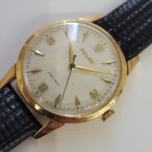Rolex precision gold mens - rolex,