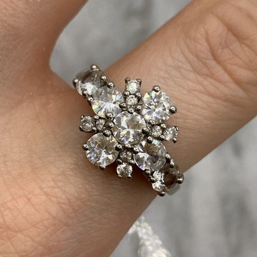 925 sterling silver flower - silver,