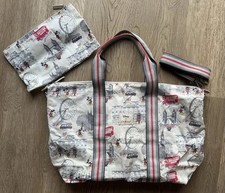 Cath Kidston x Disney Overnight Bag with Wash/Make-up Bag Mickey Mouse London