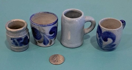 Vintage stoneware pottery salt - stoneware,