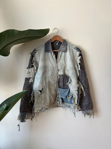 1950s zip denim - zip, up