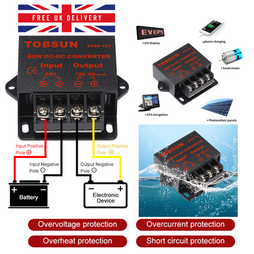 24v 12v step - 5a,