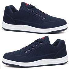 MENS FLAT CANVAS TRAINERS DRIVING LACE UP CASUAL SNEAKERS PUMPS PLIMSOLLS SHOES