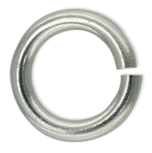 Sterling silver lock ring 6 - sterling,
