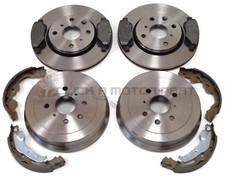 FRONT 2 BRAKE DISCS AND PADS