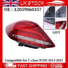 Left Side Tail Led Light Lamp Assy For Mercedes-Benz C-Class W205 A2059060357 UK