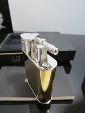 Dunhill Sports Turbo Lighter Gold & Silver Plated - Boxed