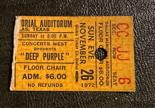 1972 deep purple w - 11/26/1972, w/
