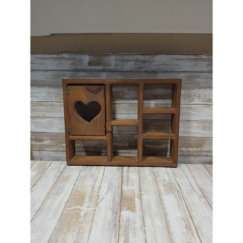 Vintage wooden heart shadow - heart,