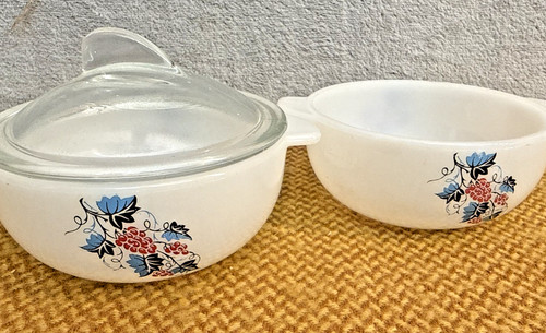 Vintage phoenix opalware grape - vintage,