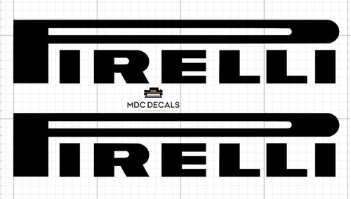 Pirelli tyre decal - pirelli,