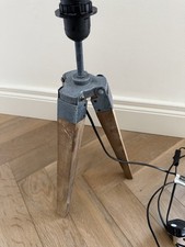 Next Alpine Grey industrial Tripod Table Lamp 