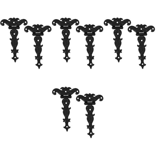 8pcs zinc alloy black - 8pcs,