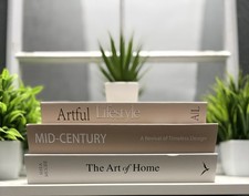 3 Pieces Faux Books Decorative