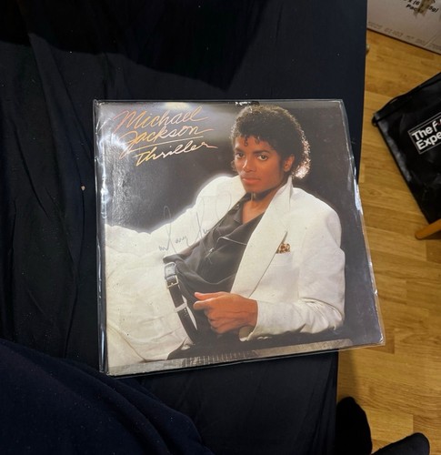 Signed michael jackson vinyl - signed,