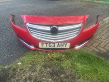 VAUXHALL INSIGNIA 2013 FRONT BUMPER RED Z50B INSIGNIA FRONT BUMPER RED Z50B