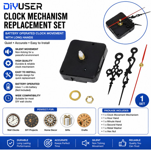 Clock mechanism replacement - clock,