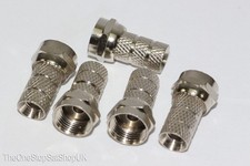 5 x 4mm F Connector Plug For