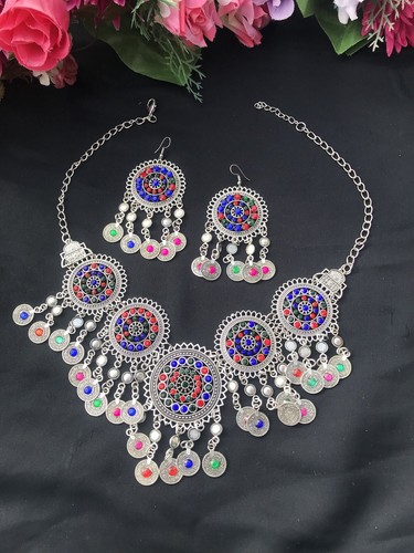 Afghan jewellery set includes - set,