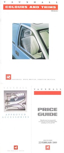Vauxhall colours trims - vauxhall,