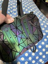 Designer Reflective Holographic Barrel Bag NEW