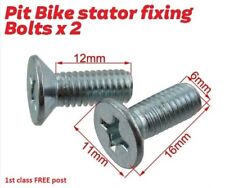 PIT QUAD  BIKE STATOR  MAGNETO PLATE RETAINING SCREWS FOR PIT BIKE X2 WPB CW M2R