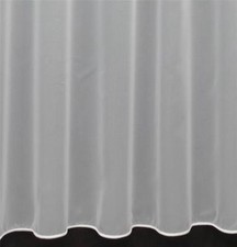 SAPPHIRE IVORY PURE VOILE ~ Made to Measure Any Width, Drop or Header