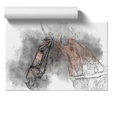 Horse Portrait In Abstract