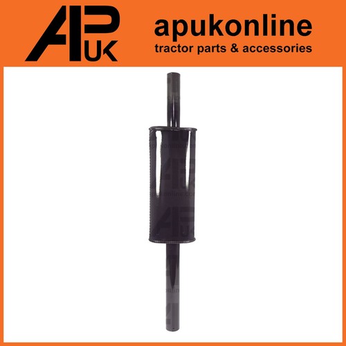 Black enamel exhaust silencer - black,