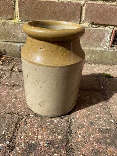 Vintage earthenware jar - vintage,