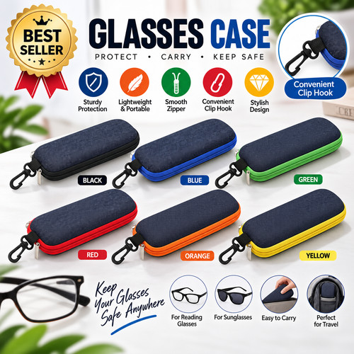Portable zipper eye - eye, glasses