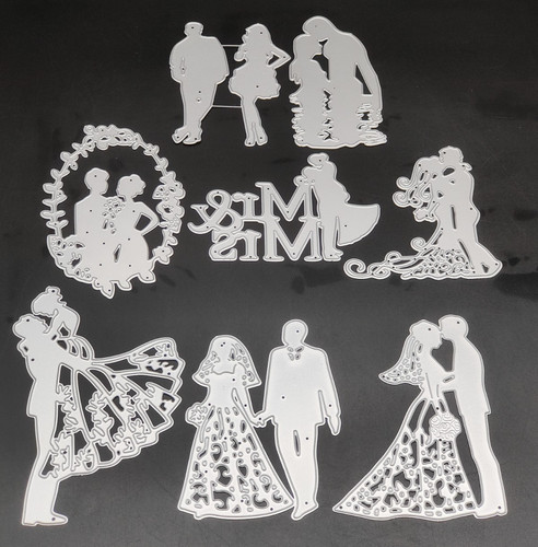Wedding romance metal - &,